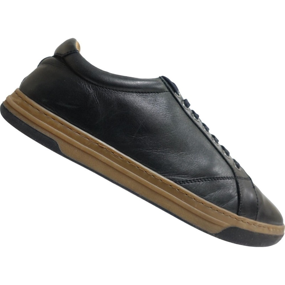 JOHNSTON & MURPHY Men Sneakers Fenton Lace-Up Size 12 D Medium Black/Brown